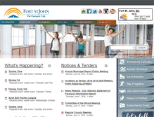 Tablet Screenshot of fortstjohn.ca